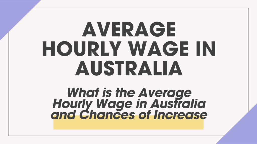 Average Hourly Wage in Australia